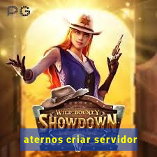 aternos criar servidor